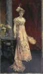 Flameng Francois Portrait of Dora of Leuchtenberg  - Hermitage